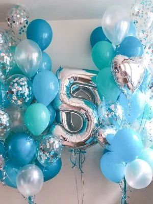 Sada balónků Turquoise Paradise