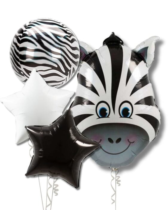 balonkovy set Zebra