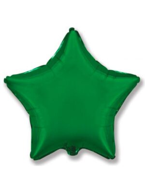 balonek hvezda zelena