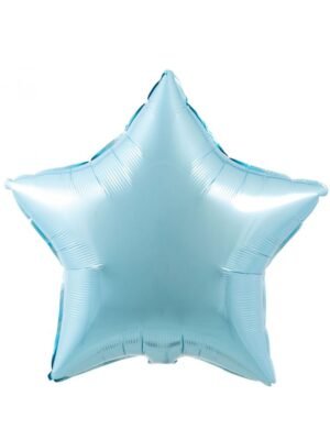 hvezda svetle modra balonek foliovy