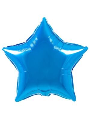balonek foliovy hvezda modra
