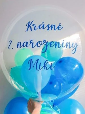 Přizpůsobený bublinový balónek Aqua