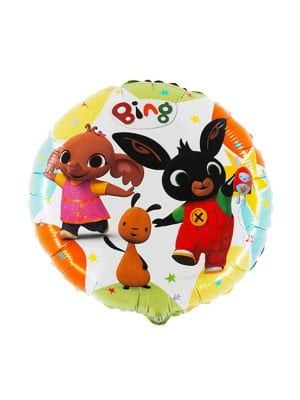 balloon with bing print