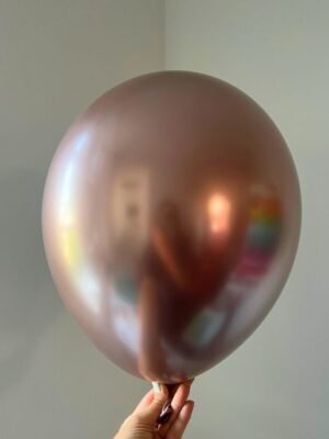 balonek chromovy rose gold