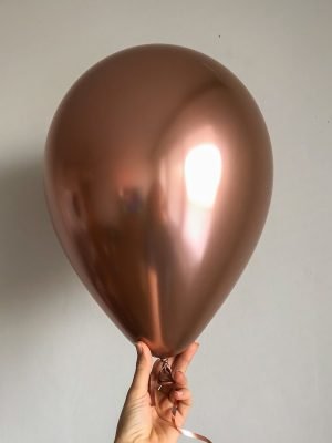balonek ruzove zlato chrom