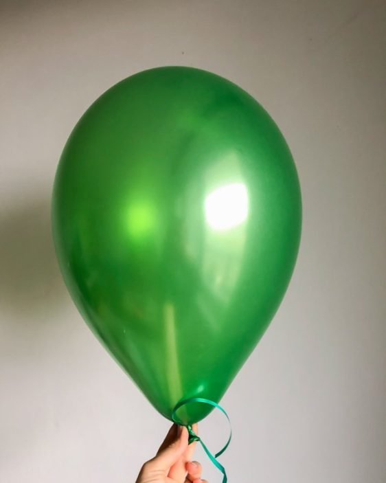 zeleny balonek