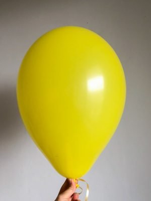 balonek pastelovy zluty