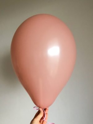 foggy pink balloon
