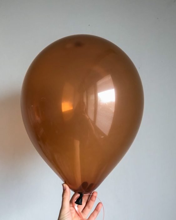 balloon crystal brown
