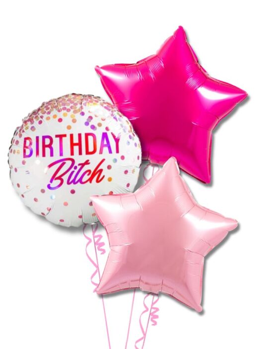 set balonky birthday bitch