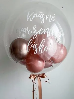 Přizpůsobený Balónek Misty Rose