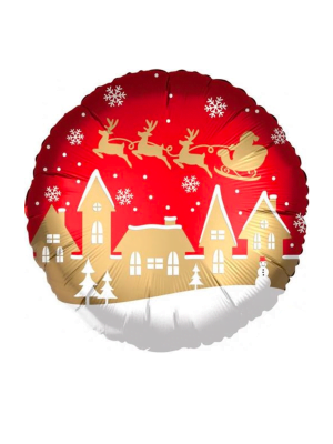 Balónek s potiskem Christmas