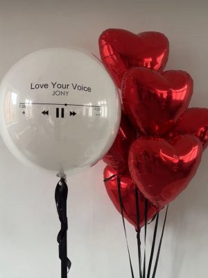 valentynske balonkiy s heliem