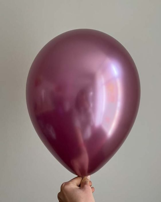 ruzovy chromovy balonek