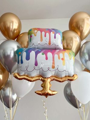 Narozeninova sada balonku Birthday Cake