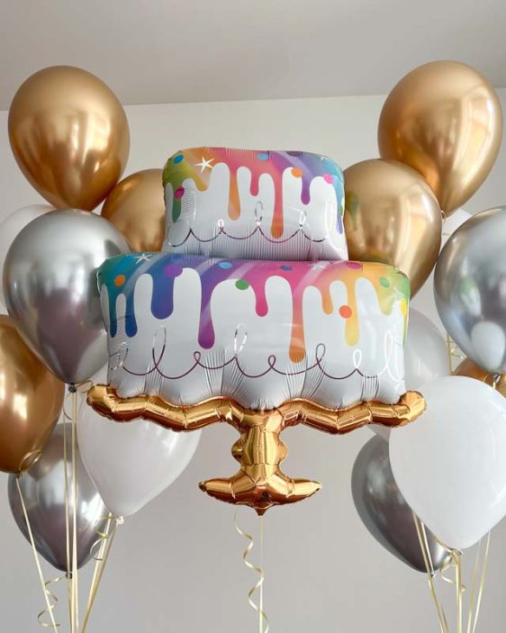 Narozeninova sada balonku Birthday Cake