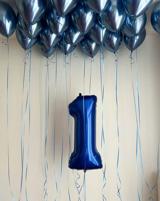 narozeninove balonky modre
