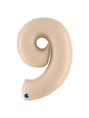 balonek cislice kremova barva