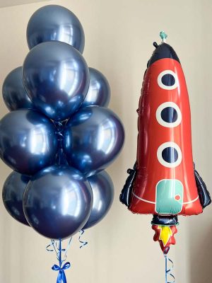 balonky s heliem raketa