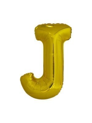 balonek zlaty pismeno J