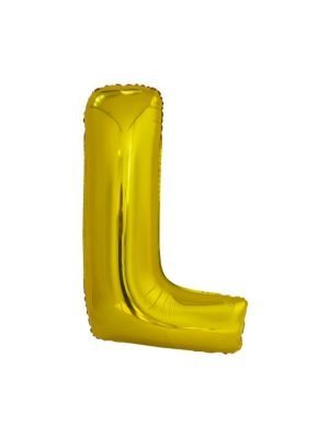 balonek zlaty pismeno L