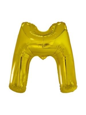 balonek zlaty pismeno M