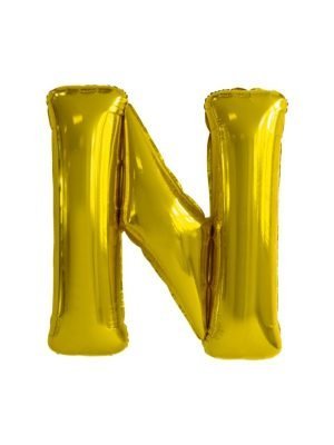 balonek zlaty pismeno N