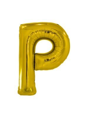 balonek zlaty pismeno p