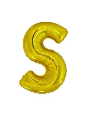 balonek zlaty pismeno s