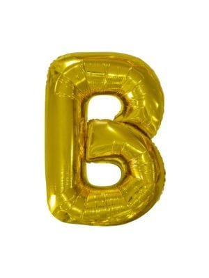 balonek zlaty pismenko b