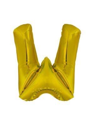 balonek zlaty pismeno W