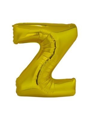 balonek zlaty pismeno Z