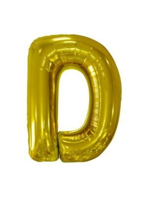 balonek zlaty pismenko d