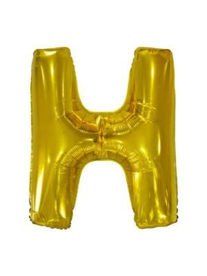 balonek zlaty pismeno h