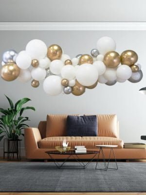 balonkova girlanda bila