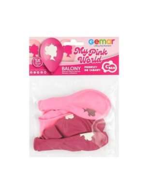 ruzove latexove balonky pro holky