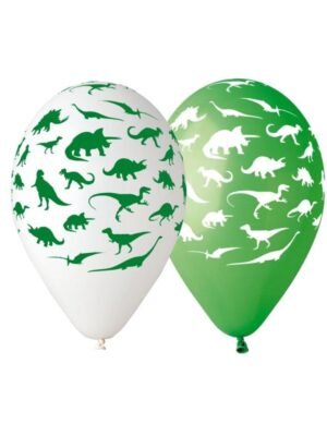 balonky latexove s potiskem dinosaurus