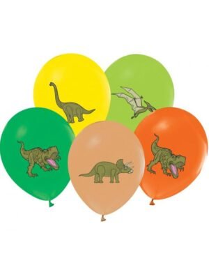 Balonky s potiskem dino