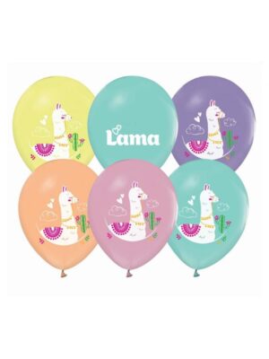 Balonky s potiskem lama