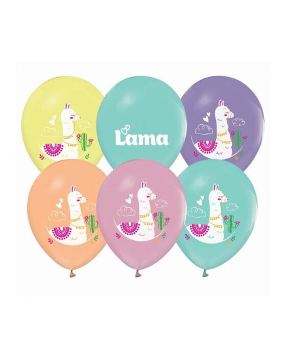Balonky s potiskem lama