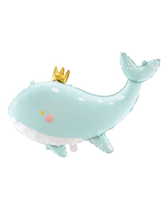 balonek k narozeni chlapecka velryba