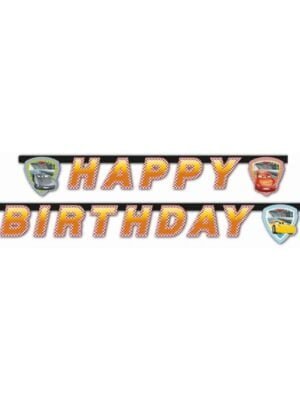 Banner 'Cars 3 - Happy Birthday', 200 cm