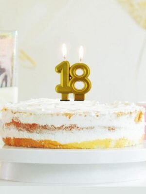 svicka na dort 18 zlata