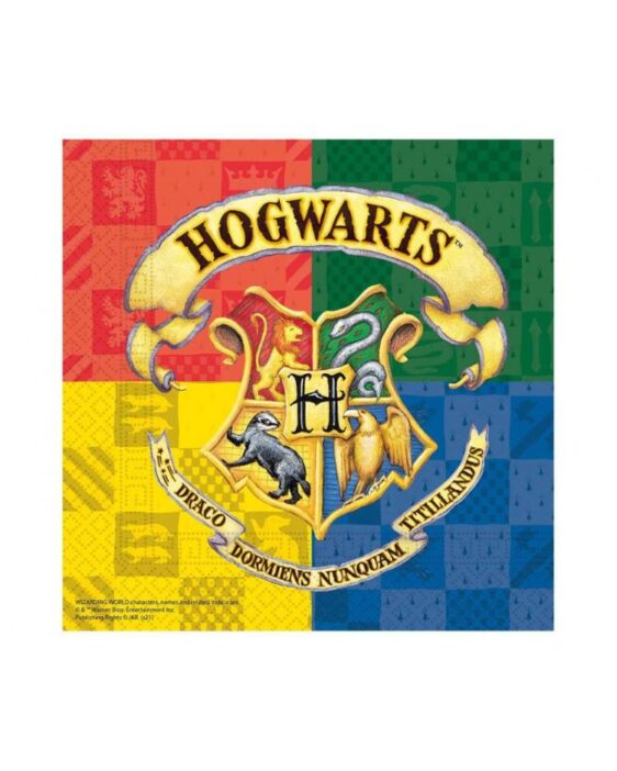 Papírové Ubrousky Harry Potter Hogwarts