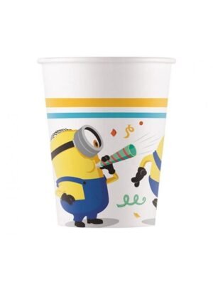 Papírové Kelímky Minions: Rise of Gru, 200 ml, 8 ks