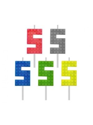 svicka na dort stavebni bloky - 5