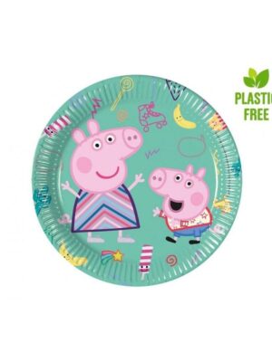 Papírové talíře Peppa Pig, 20 cm, 8 ks
