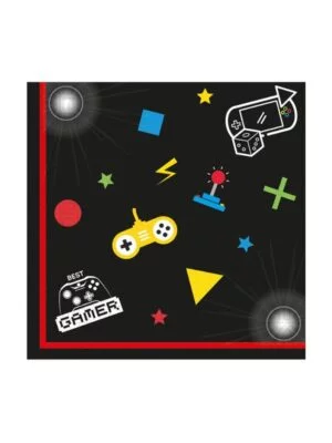Papírové Ubrousky Gaming Party - 20 ks