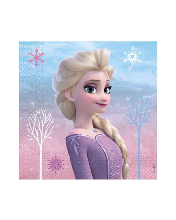 Papírové Ubrousky Frozen 2: Wind Spirit - 20 ks
