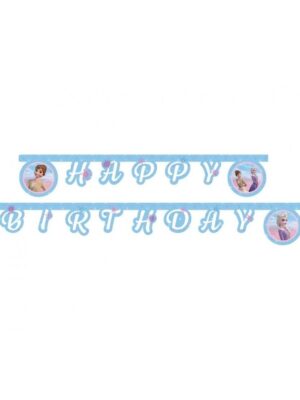 Banner 'Frozen 2: Wind Spirit - Happy Birthday', 200 cm